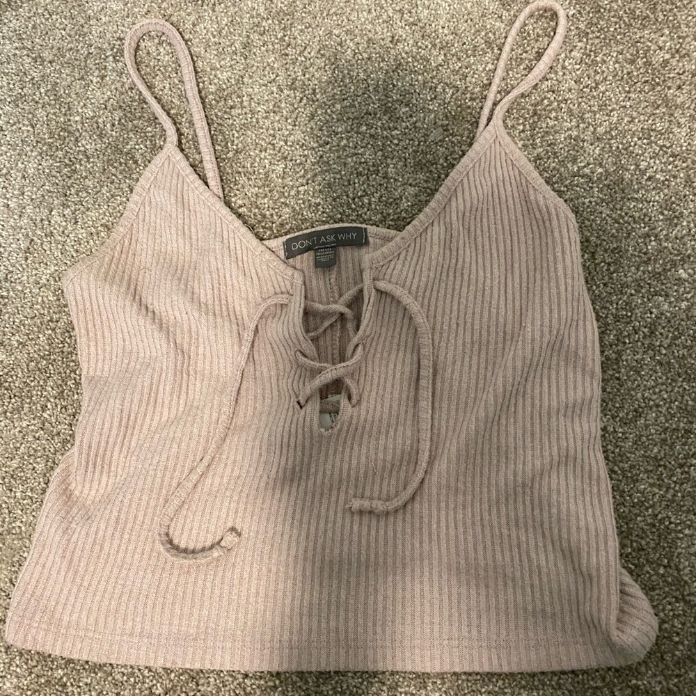 Cropped tank top